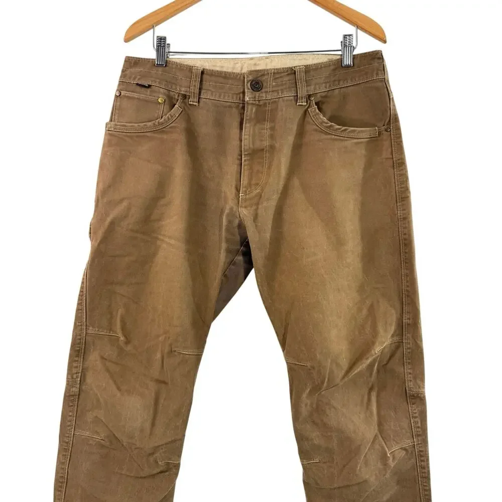 KUHL Rydr Pants Men’s 34x30 Brown Tan Patina Outdoor Hiking Gorpcore